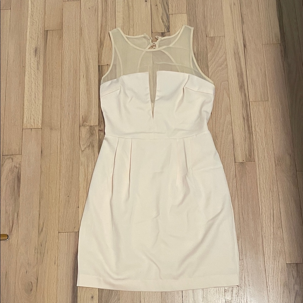 Aryn K Light Pink Sleeveless Mini Dress